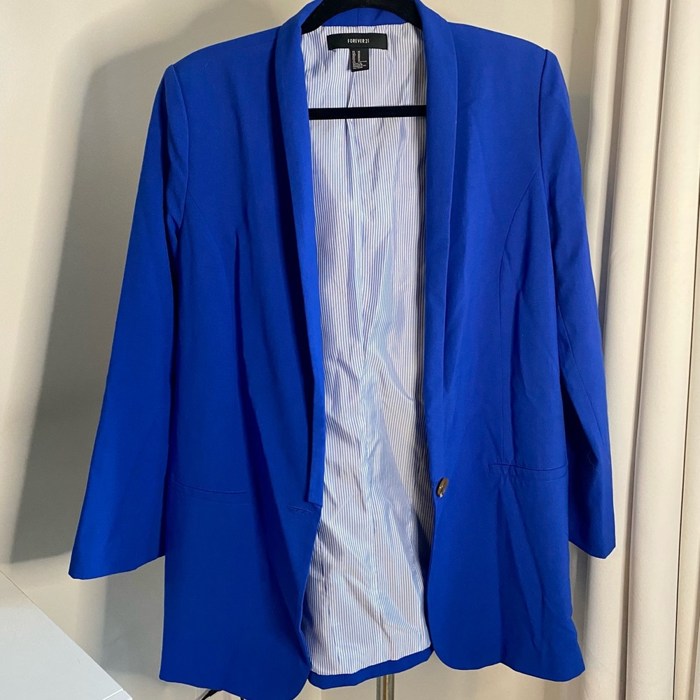 Forever21 Royal Blue Blazer. Size M.